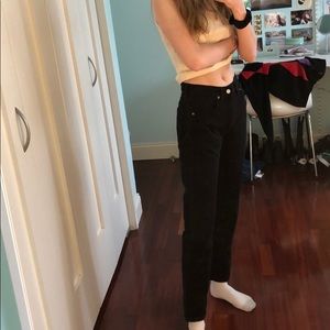 Vintage Black Levi’s 501s